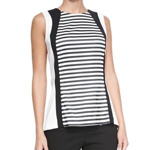 Veronica Beard Sleevless Stripe Top